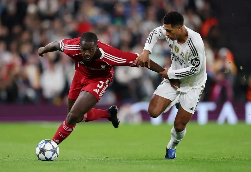 Bellingham đá chính khi Real Madrid thất bại trước Liverpool