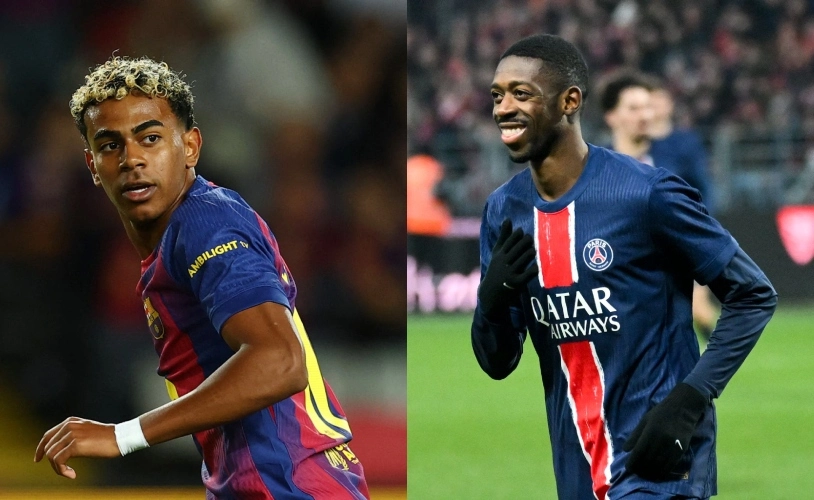 Dembele và Yamal là ứng  viên hàng đầu tại FIFA The Best 2025